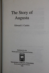 THE STORY OF AUGUSTA (Georgia) by Edward Cashin 1996 HB