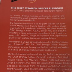 The Chief Strategy Officer Playbook: How Transform Strategies into Great Results