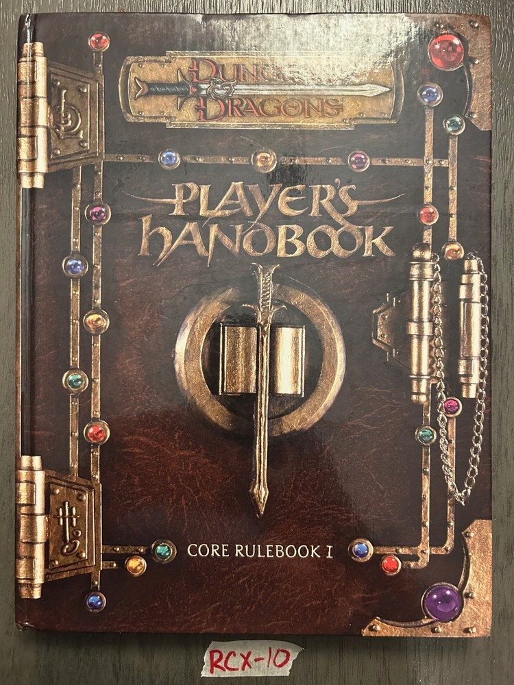 Dungeons & Dragons 3.0 Player’s Handbook Lot RCX-10