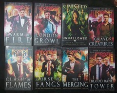 8 Signed Logsdon & Young Books in Limited Edition Box with PPD Badge & Card
