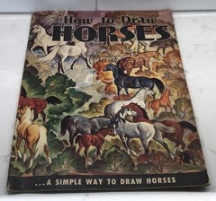 How To Draw Animals-Horses-Riders-Dancers Walter T Foster VTG Art Books Lot Of 4