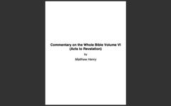 Matthew Henrys Complete Commentary Whole Bible- ALL 6 VOLUMES + Bonus Version-CD
