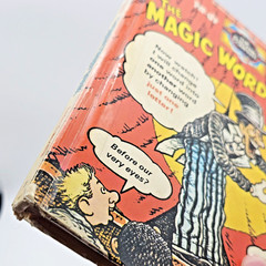 Vintage 1973 The Magic Word Book Pop-Up Electric Company Random House CTW