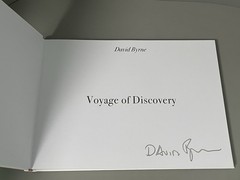 David Byrne – Voyage Of Discovery – Signed Autograph 2025 VIP Art Photo Book