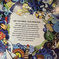 Relaxing Adult Coloring Book Wonderland 24 Pages 7×7 Fun Anti Stress PB New