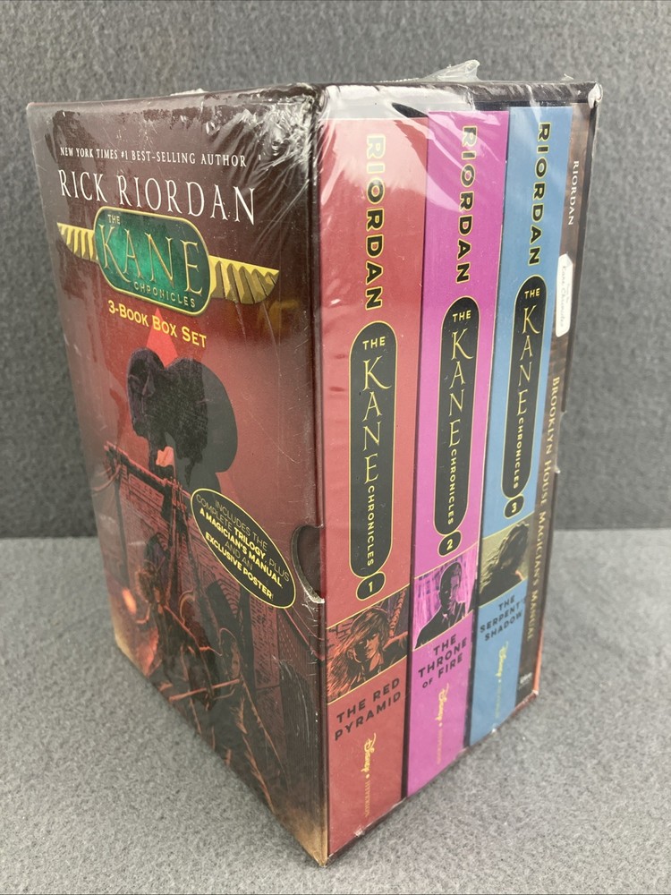 The Kane Chronicles: 4 Book Box Set Brand New Sealed 1-4 Volumes Bundle Lot