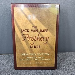 The Jack Van Impe Prophecy Bible Second 2nd Edition KJV Bonded Leather