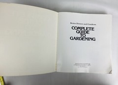 Vintage 1979 Better Homes and Gardens Complete Guide to Gardening Book 552 Pages