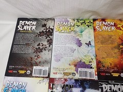 Demon Slayer Kimetsu No Yaiba Lot 6 Vol 1, 6, 8, 9, 10 & Water & Flame Eng Manga