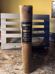 1939 Ordinances & Municipal Laws Newport Kentucky WPA City Code Book