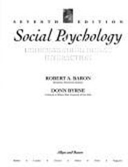 Social Psychology : Understanding Human Interaction Hardcover