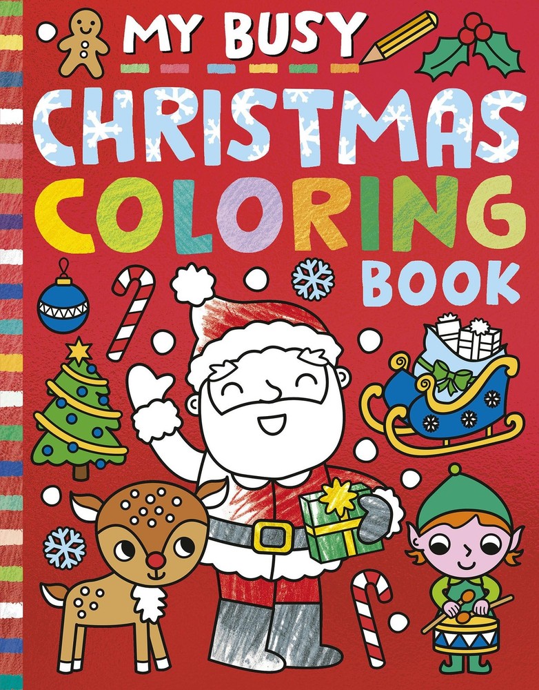 My Busy Christmas Coloring Book (My Coloring) Brown