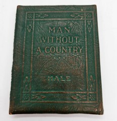 Little Leather Library Books Green Cover Man Without A Country by Hale