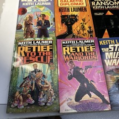 Keith Laumer Vintage Sci Fi PB Book Lot of 12 Vintage 1960s-1980s Very Good Cond