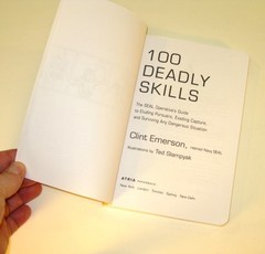 Book „100 Deadly Skills” by Clint Emerson, USN, ret. ppbk (c)2015 Survival Prep