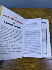 Maltese Falcon Dashiell Hammett First edition Library Hardcover Dust Jacket 1957