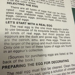 VTG Egg Eggeury You Can Create Exquisite Eggs Instruction Manual Book MCM Decor