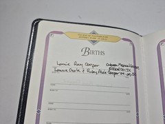 Zondervan Genuine Leather NIV Application Study Bible Navy Red Letter