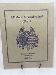 Allaben Genealogical Chart Guide To Trace Your Own Ancestry 12 Pages Of Charts