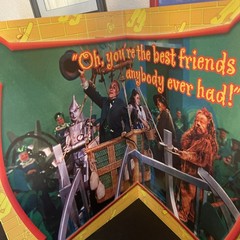 Huge 23”x16” The WIZARD OF OZ By L. Frank Baum Oversized Picture Book VG 2000 ✨