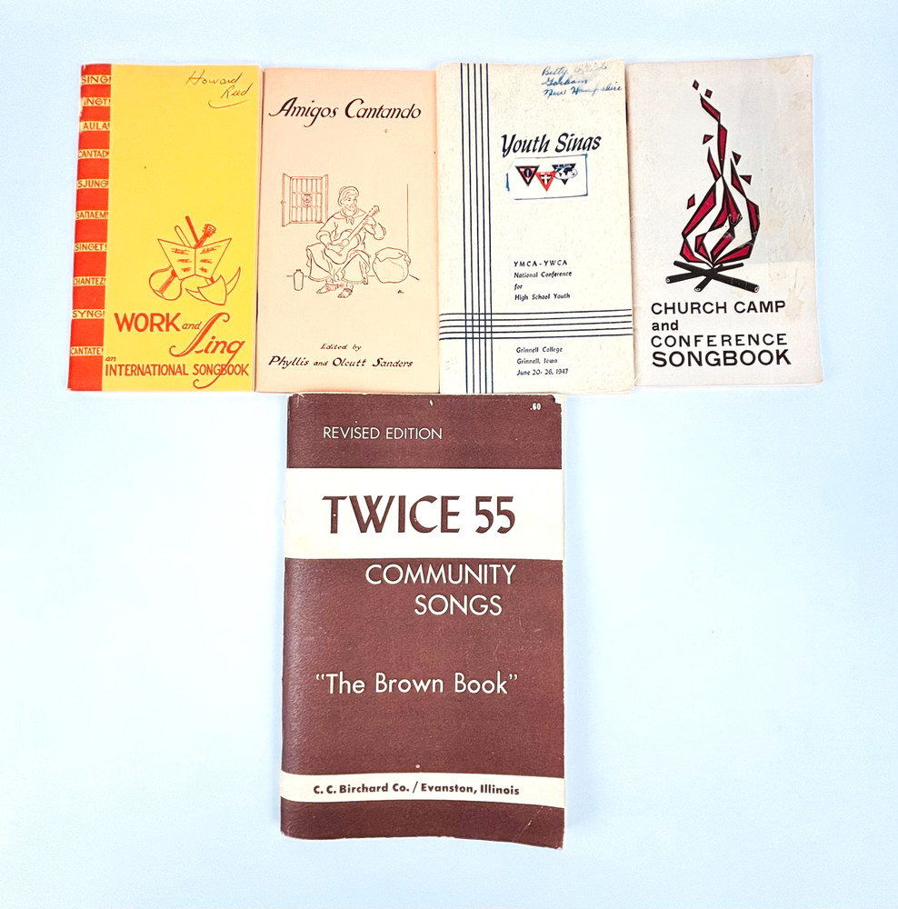 International Folk & Social Justice Songbooks Bundle 1940s to 1960s Classics