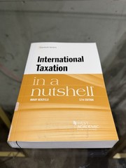 International Taxation in a Nutshell by Mindy Herzfeld (2019, Trade Paperback)