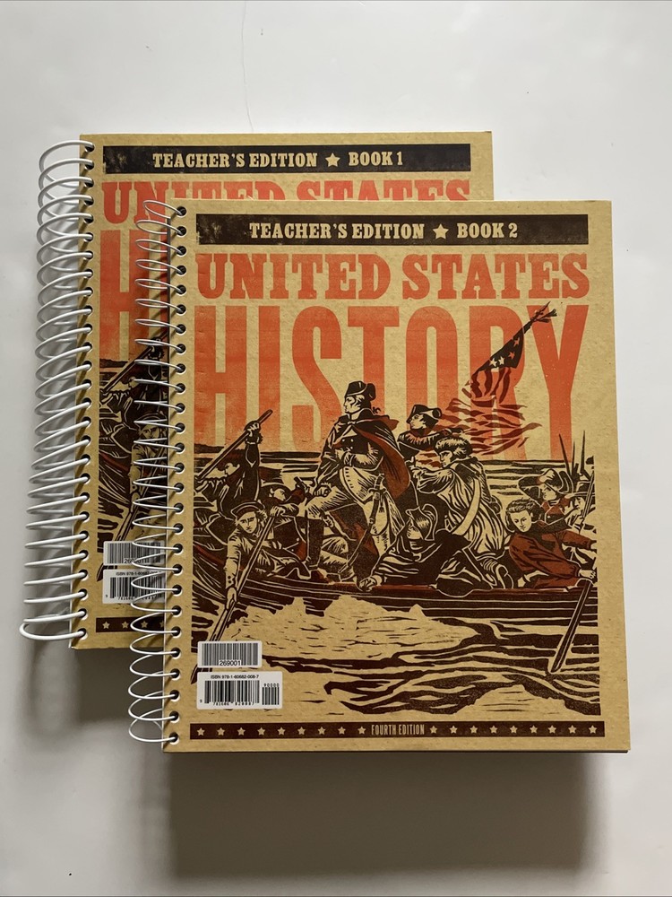 Bob Jones United States History Teacher Edition Textbook 11th Grade Book 1 And 2