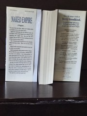 Terry Goodkind Naked Empire 1st/1st 2003 Tor HCDJ Brodart Mylar LN Fantasy