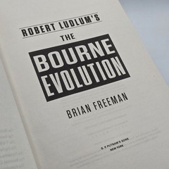 The Bourne Evolution Brian Freeman 2020 First Edition HC w/DJ Jason Bourne