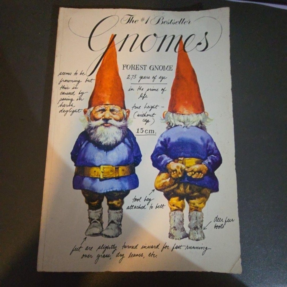 Gnomes By Wil Huygen & Rien Poortvliet 1979 Paperback Illustrated