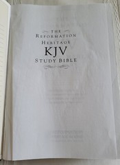 Reformation Heritage KJV Study Bible – H/C D/J – VG Condition