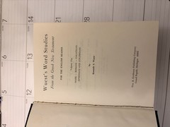 „Word Studies in The Greek New Testament” 4 Volumes, by Kenneth S. Wuest