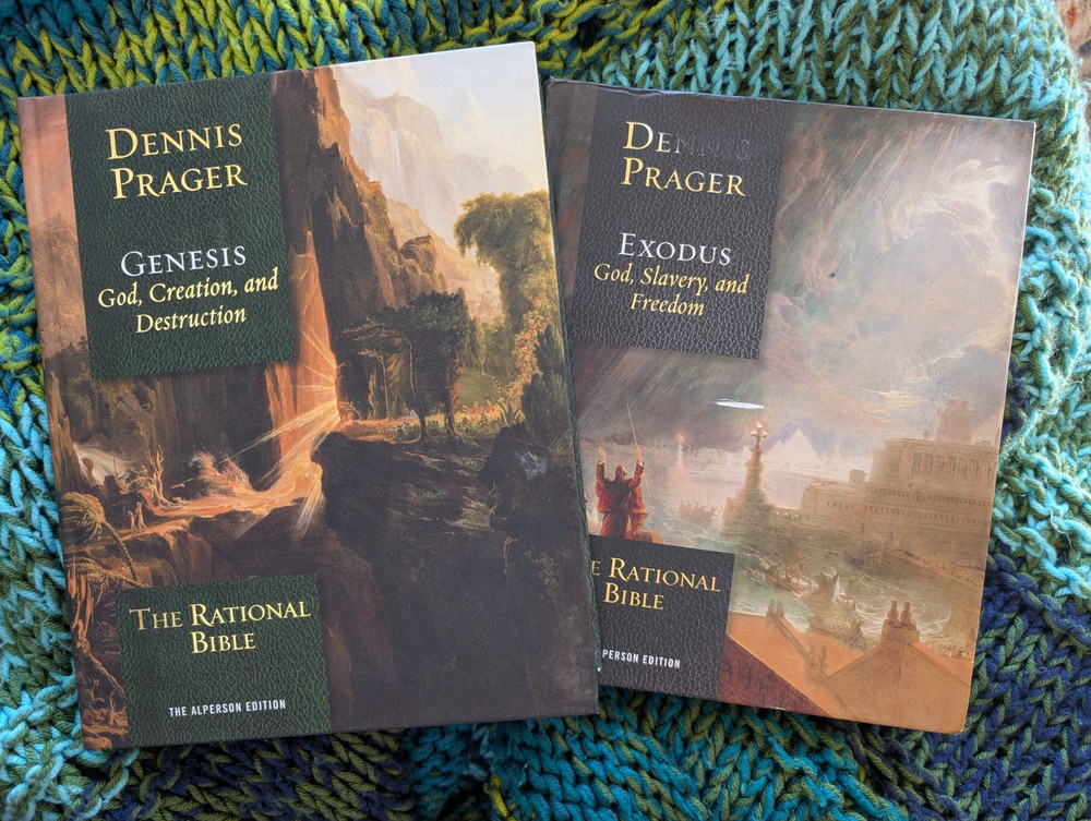 SIGNED The Rational Bible Genesis & Exodus Set Dennis Prager 1st Edition HC