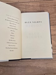 BLUE NIGHTS by Joan Didion 2011 Knopf FIRST EDITION hardcover GRIEF MEMOIR