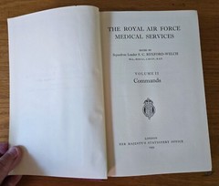 Royal Air Force Medical Services: Volume II Commands (HC, 1955) RARE