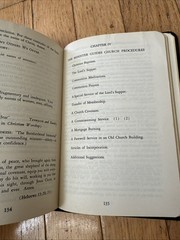 Minister’s Service Manual – Hardcover By Hutton, Samuel Ward 1967 Third Printing