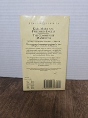 The Communist Manifesto, Paperback, by Karl Marx And Friedrich Engels – 1988 PB