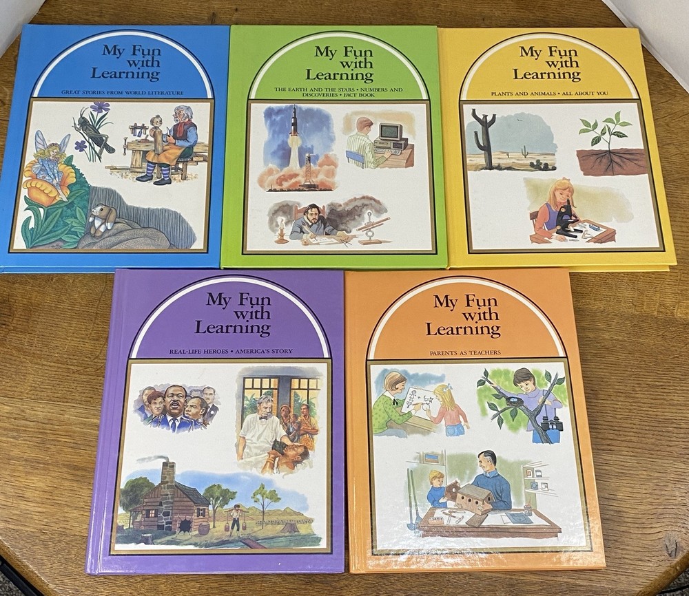 Southwestern My Fun Book Learning Book Set 1-5 Hardcover 1994
