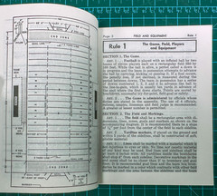 Vintage 1976 National Alliance Football Rule Book NFHS High School Softcover