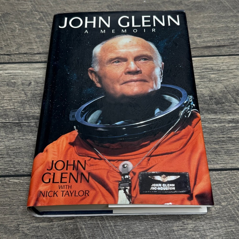 John Glenn: A Memoir SIGNED 1st Print 1999 Autobiography Bantam Books HCDJ