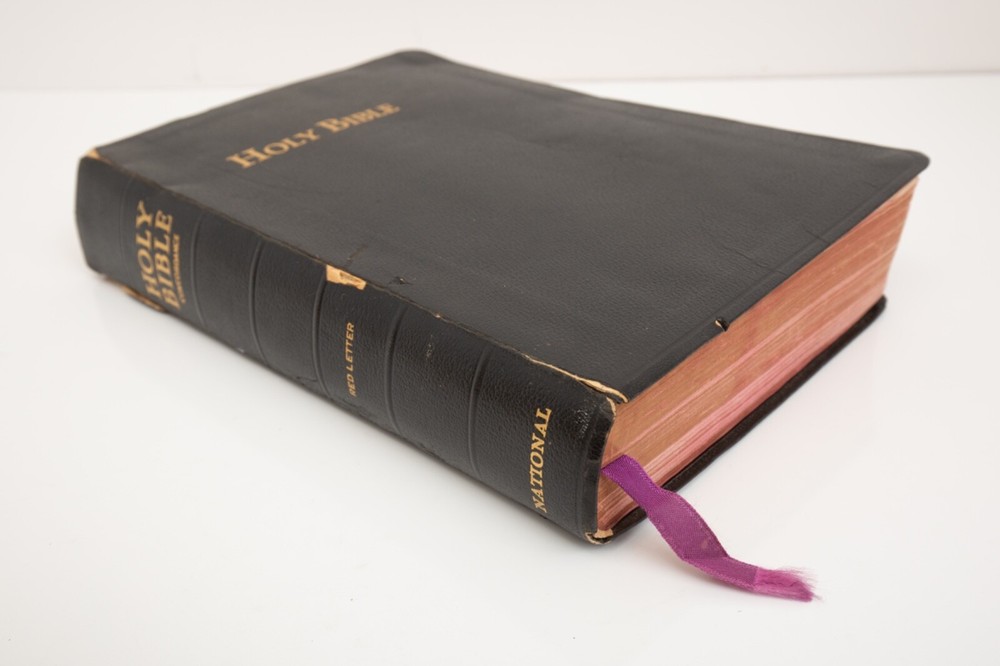 Holy Bible 1944 KJV National Bible Press Maps Indexed Concordance Damaged