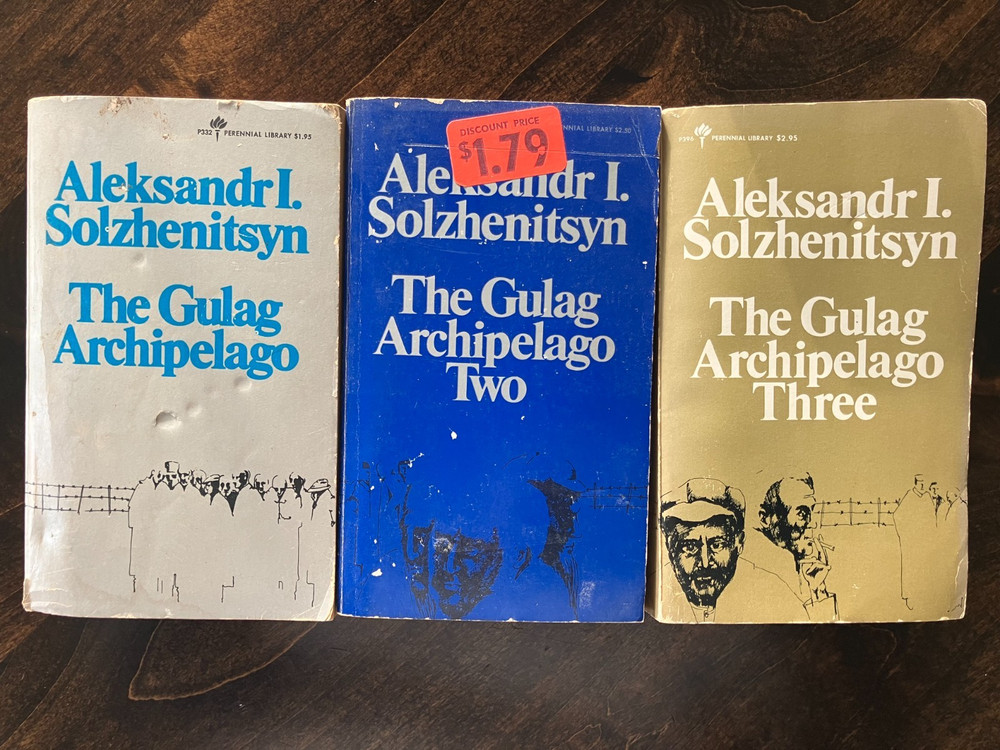 The Gulag Archipelago Complete Trilogy Set One Two Three 1 2 3 Solzhenitsyn PB