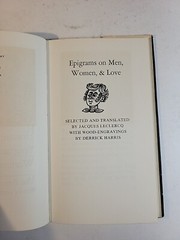 Honore de Balzac EPIGRAMS ON MEN, WOMEN, AND LOVE Peter Pauper Press 1959 HC/DJ
