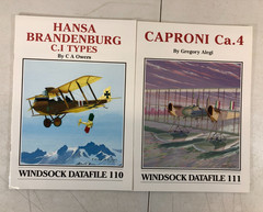 Windsock Datafile Collection, Lot of 9, 110-119, E-50