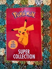 Pokemon Super Collection Book Box Set 1-14 Paperback Coloring Book #15 Missing