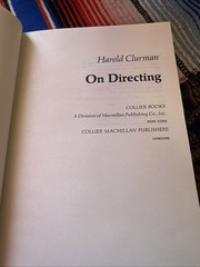 Harold Clurman On Directing.