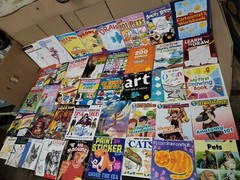 Lot of 10 Learn How to Draw Paint Color Animal Cartoon Children Kids Books Mix