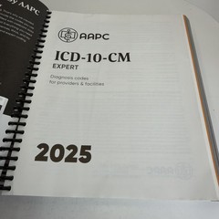 ICD-10-CM Expert Complete Code Set 2025 – Spiral-bound by AAPC