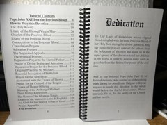 Precious Blood of Jesus Daily Devotional SPIRAL (NEW LARGE PRINT!) Restocked!
