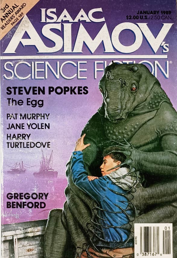 [Single Issue] Asimov’s Science Fiction Magazine: January 1989 / Jane Yolen +++